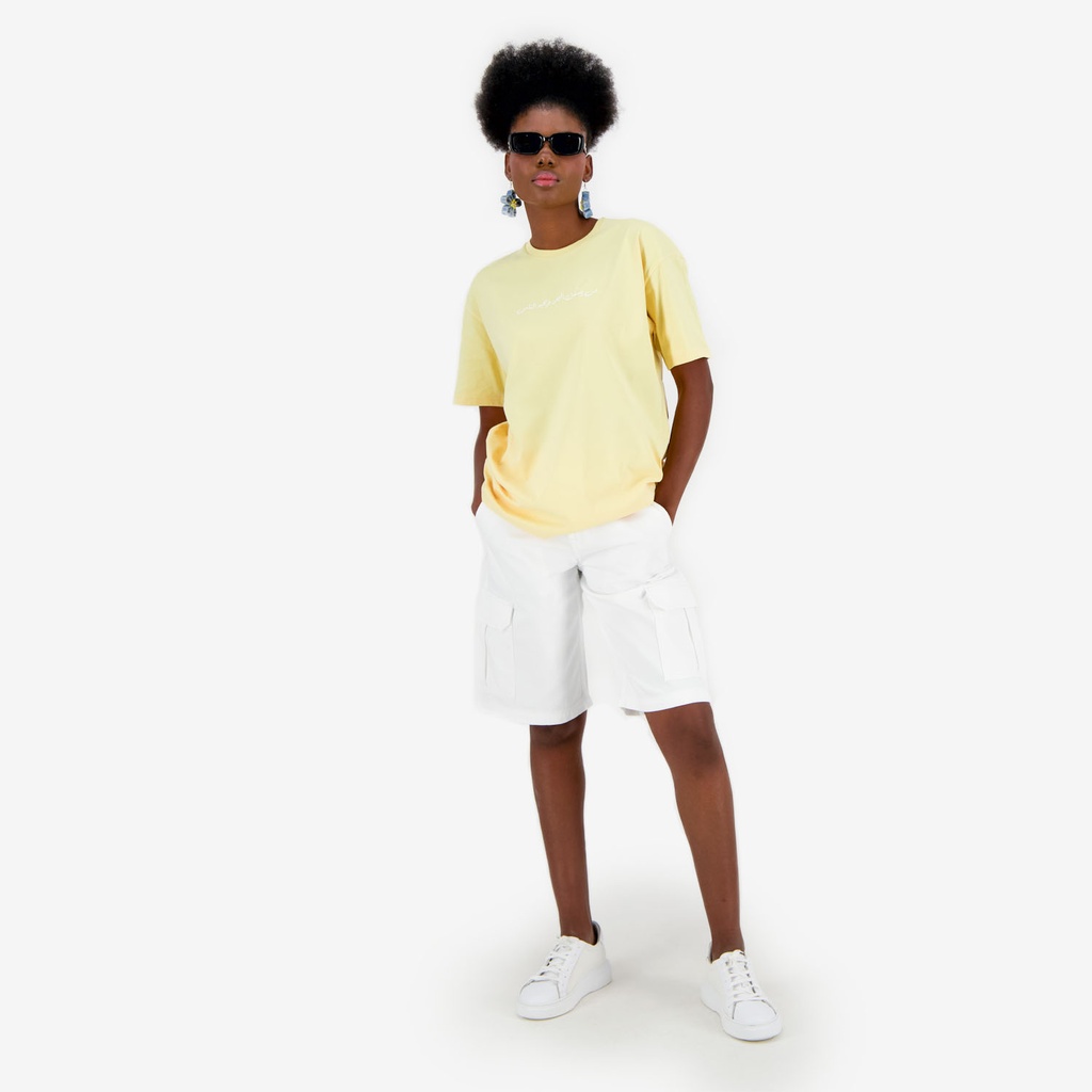 T-shirt oversized femme manches courtes من يسكن البحر و يحبه الناس