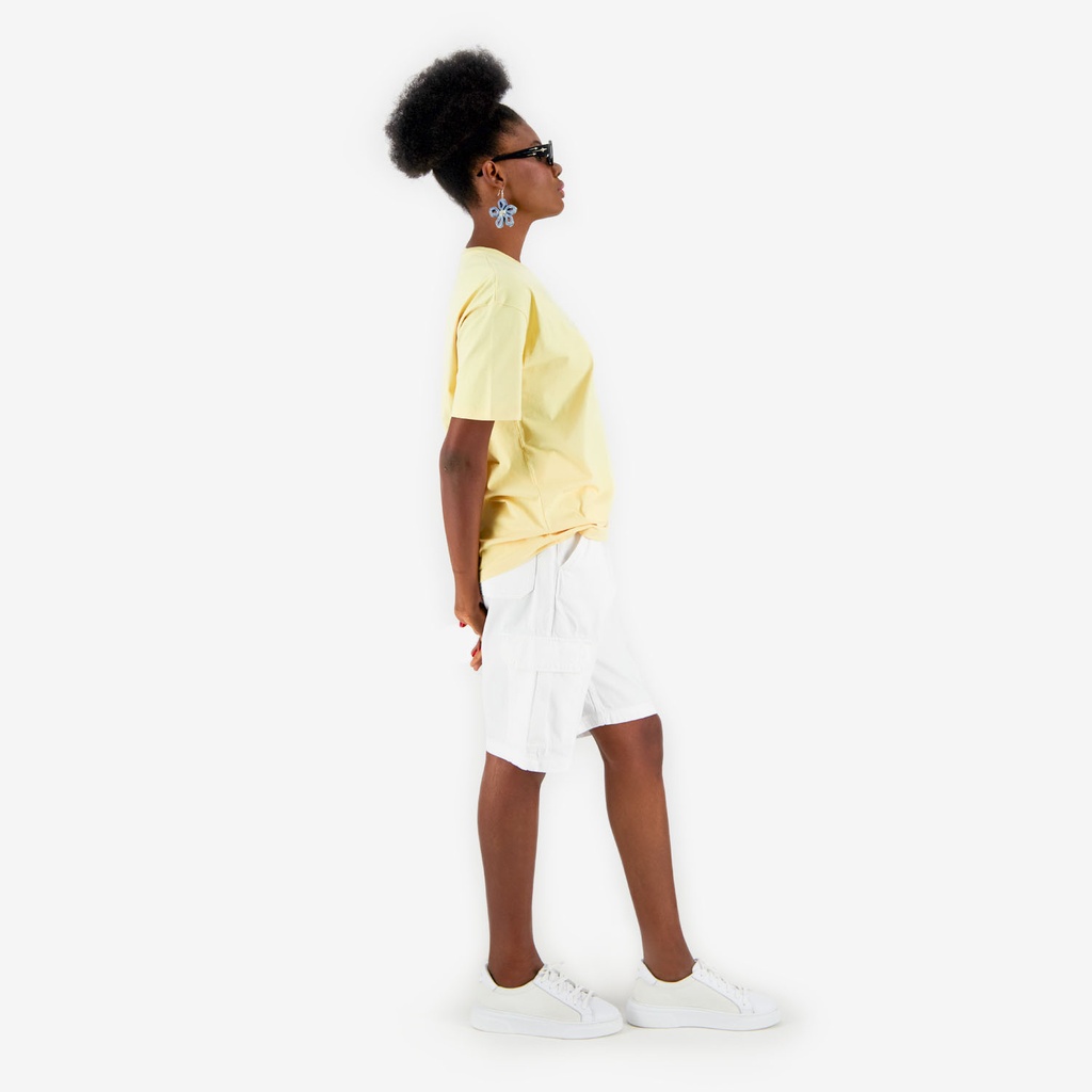 T-shirt oversized femme manches courtes من يسكن البحر و يحبه الناس