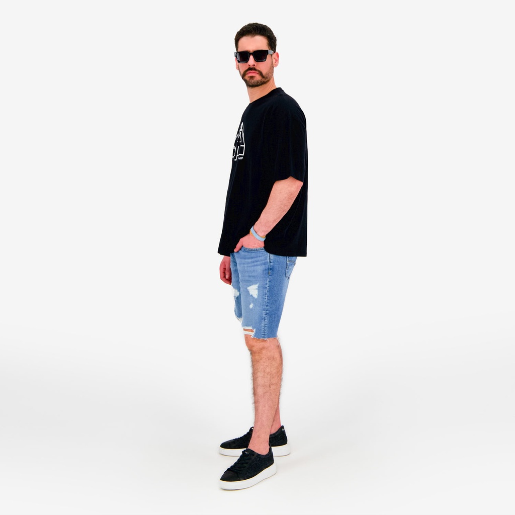 T-shirt oversized unisexe  manches courtes طبرقة