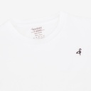 T-shirt oversized fille manches courtes avec des formes aux manches