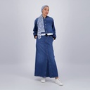 Jupe maxi femme en jeans- MYRIAM