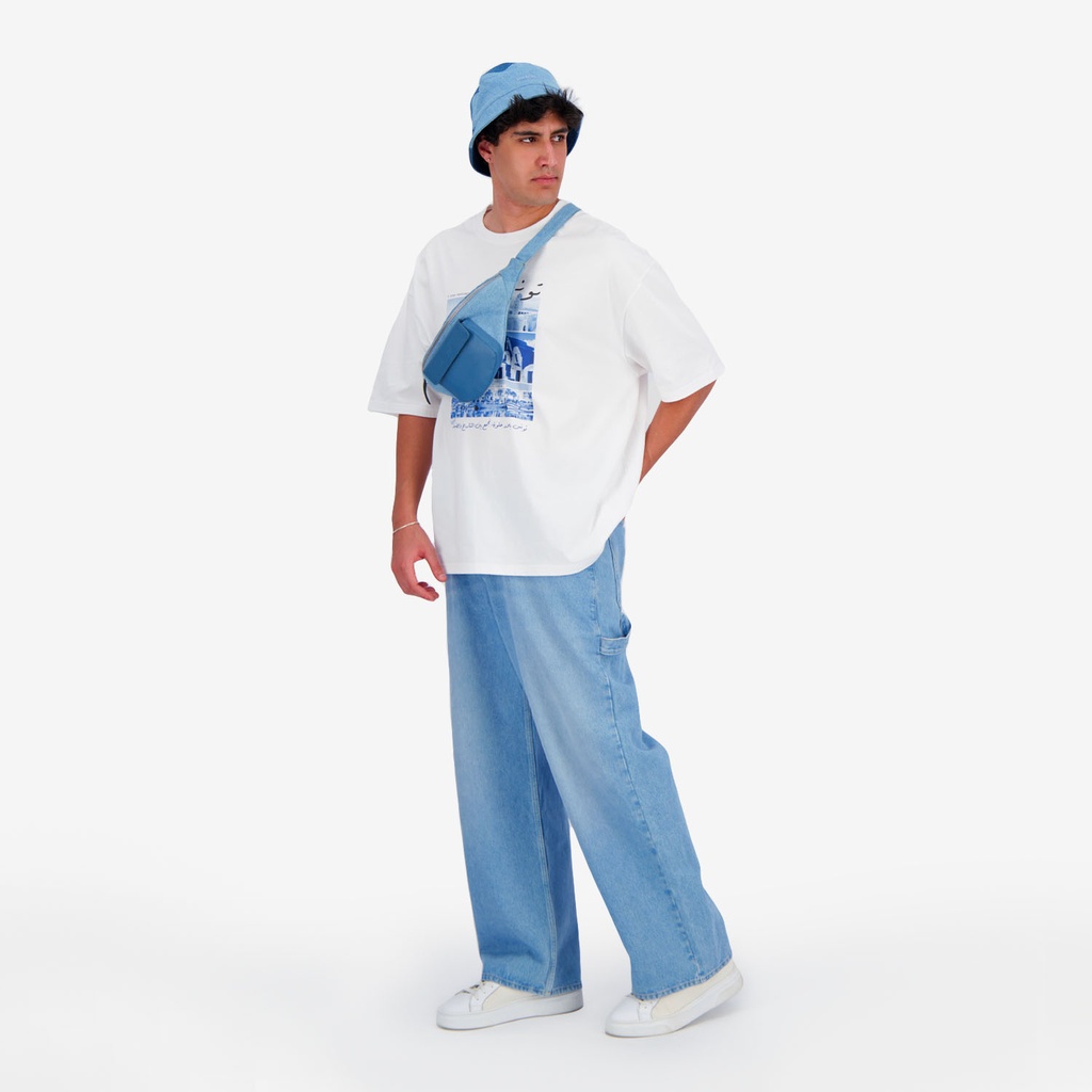 Carpenter baggy unisexe en jeans -KARIM 2.0