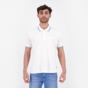 Polo homme manches courtes avec poche passepoilée