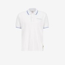 Polo homme manches courtes avec poche passepoilée