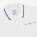 Polo homme manches courtes avec poche passepoilée