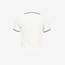 Polo côtelé femme manches courtes