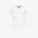 T-shirt garçon manches courtes col tunisien avec poche passepoilée