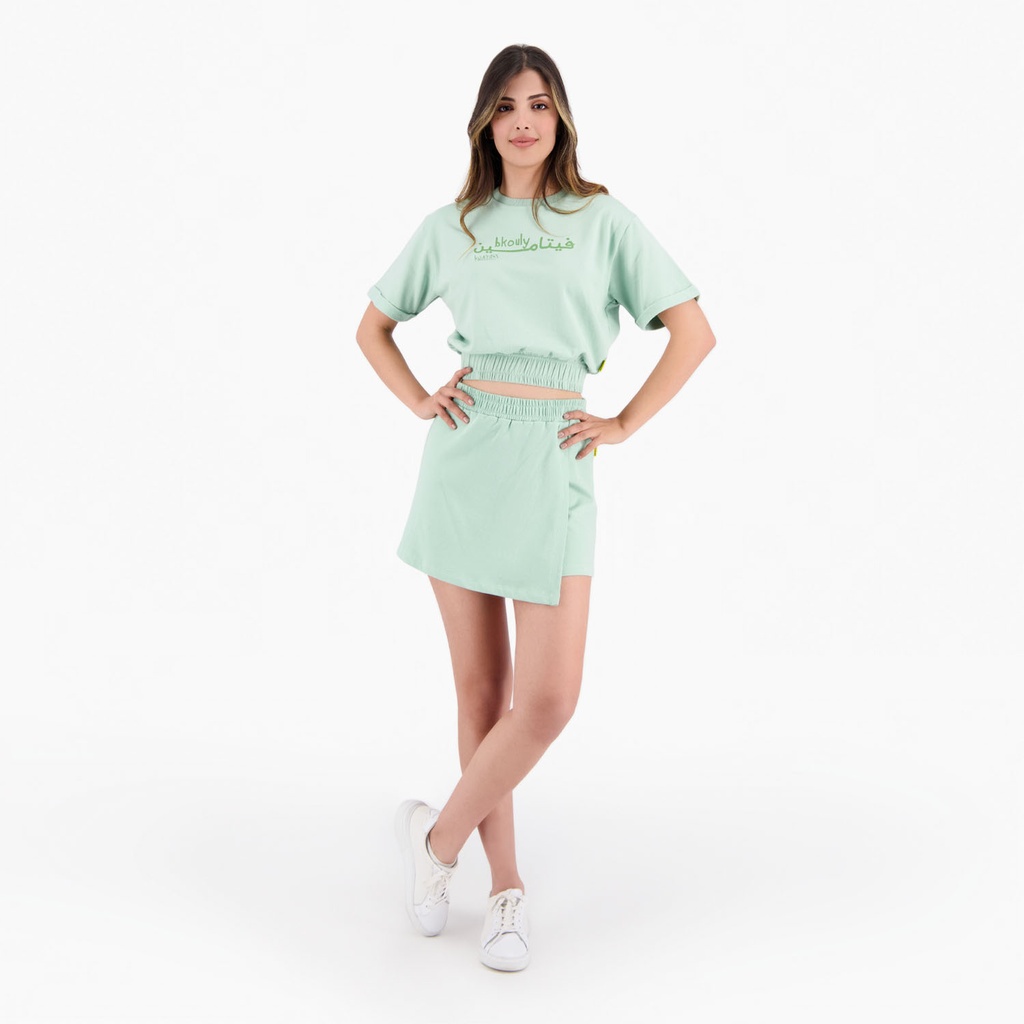 Skort femme en molleton
