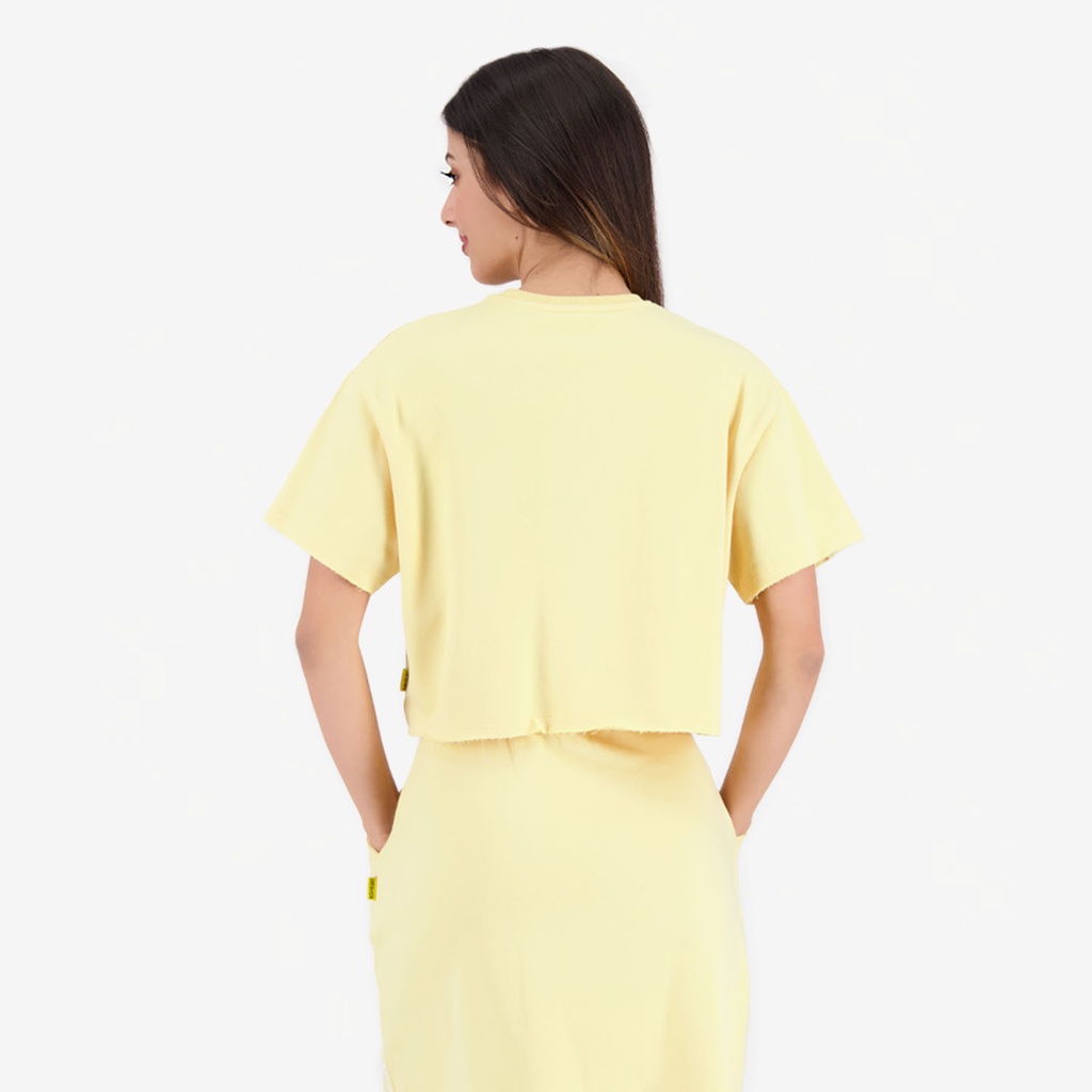 Sweat sur taille femme manches courtes FLEUR