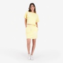 Sweat sur taille femme manches courtes FLEUR