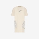 T-shirt robe femme manches courtes محبوبي مثلتك وردة