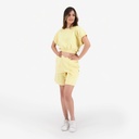Short femme avec bande à la taille croisée