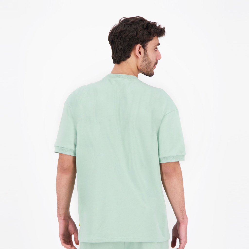Sweat homme manches courtes avec broderie