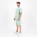 Sweat homme manches courtes avec broderie