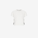 T-shirt fille manches courtes avec nœuds sur le cotés