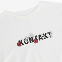 T-shirt robe fille manches courtes KONTAKT