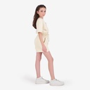 Sweat crop fille manches courte   الوردة لي نحكي عليها