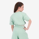 Sweat crop fille manches courtes  bkouly فيتامين