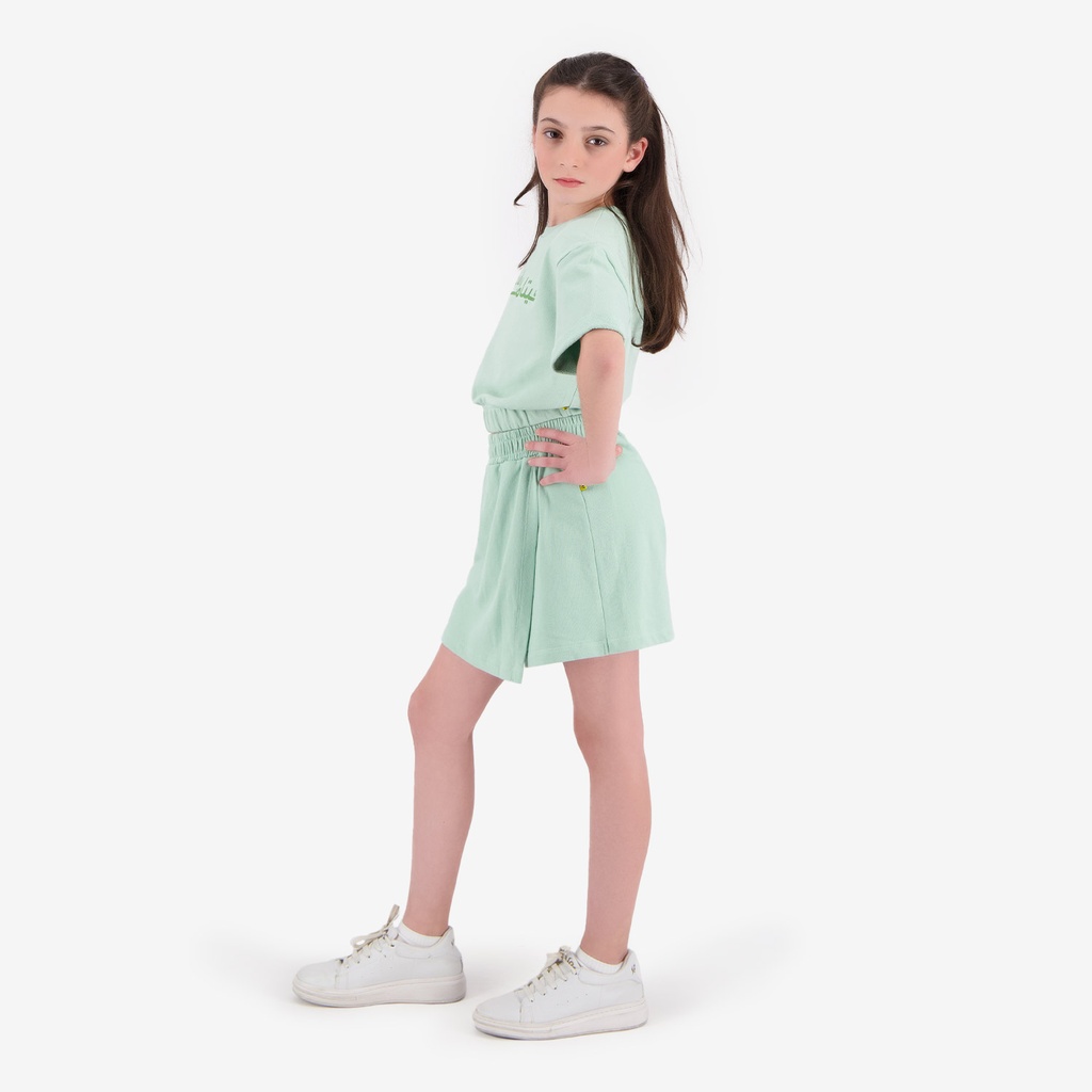 Sweat crop fille manches courtes  bkouly فيتامين