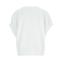 Sweat fille sans manches avec broderie
