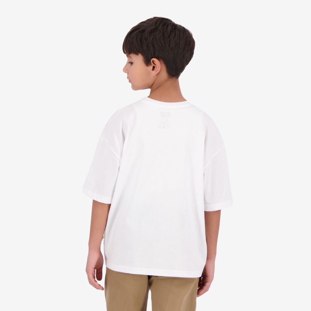 T-shirt oversized garçon manches courtes  مستكوزي