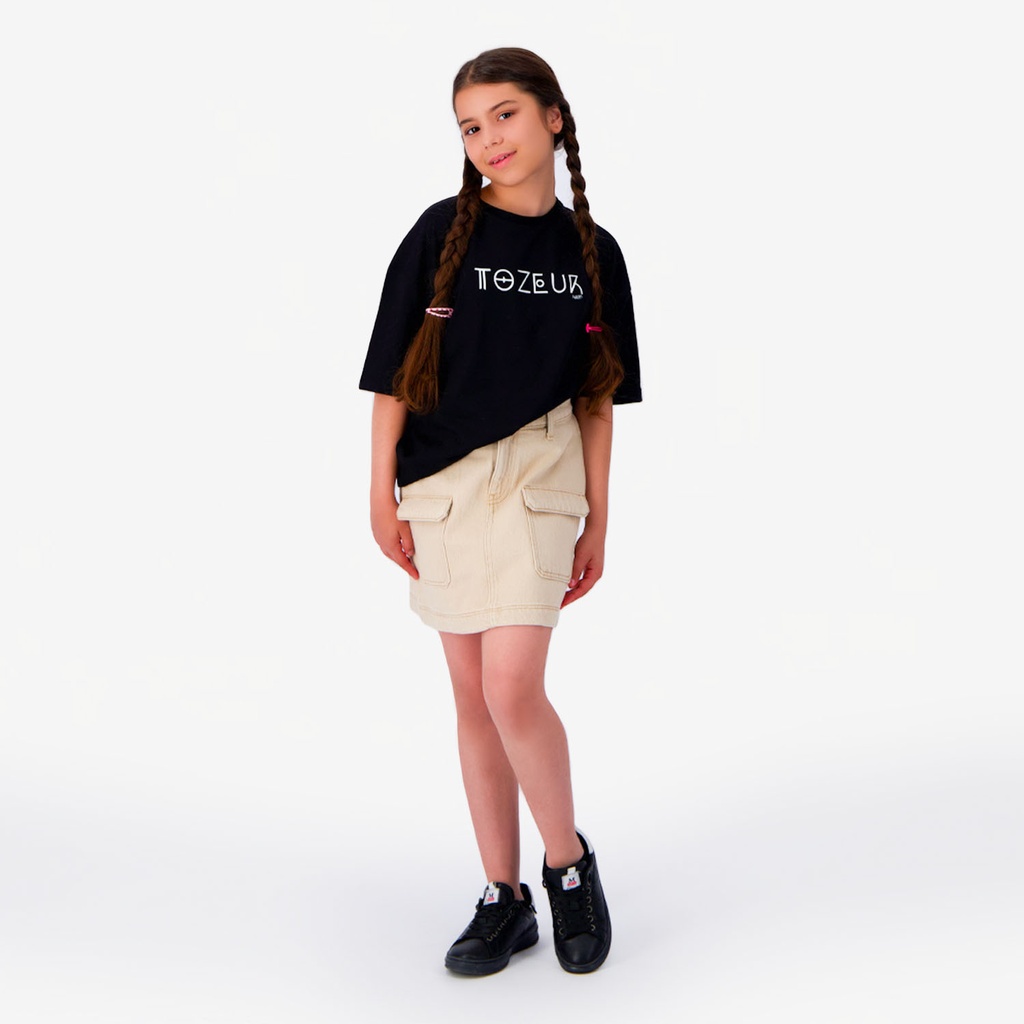 T-shirt oversized unisexe  manches courtes TOZEUR