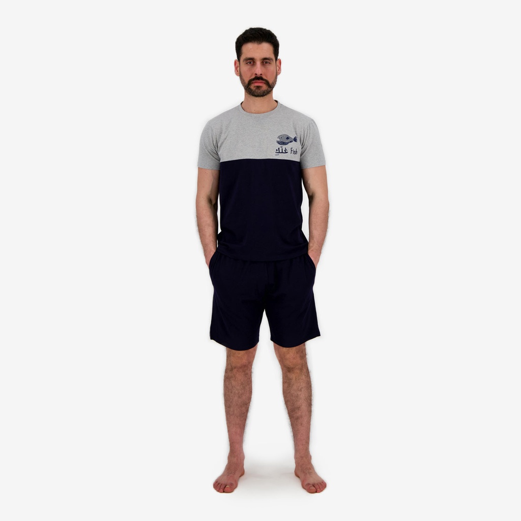 Ensemble homme manches courtes FISHغلك