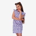 Robe de pyjama fille avec volant