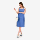 Robe bretelle fluide femme en jeans THANIA