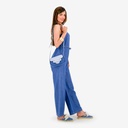 Combinaison fluide femme en jeans-TAMARA