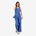 Combinaison fluide femme en jeans-TAMARA