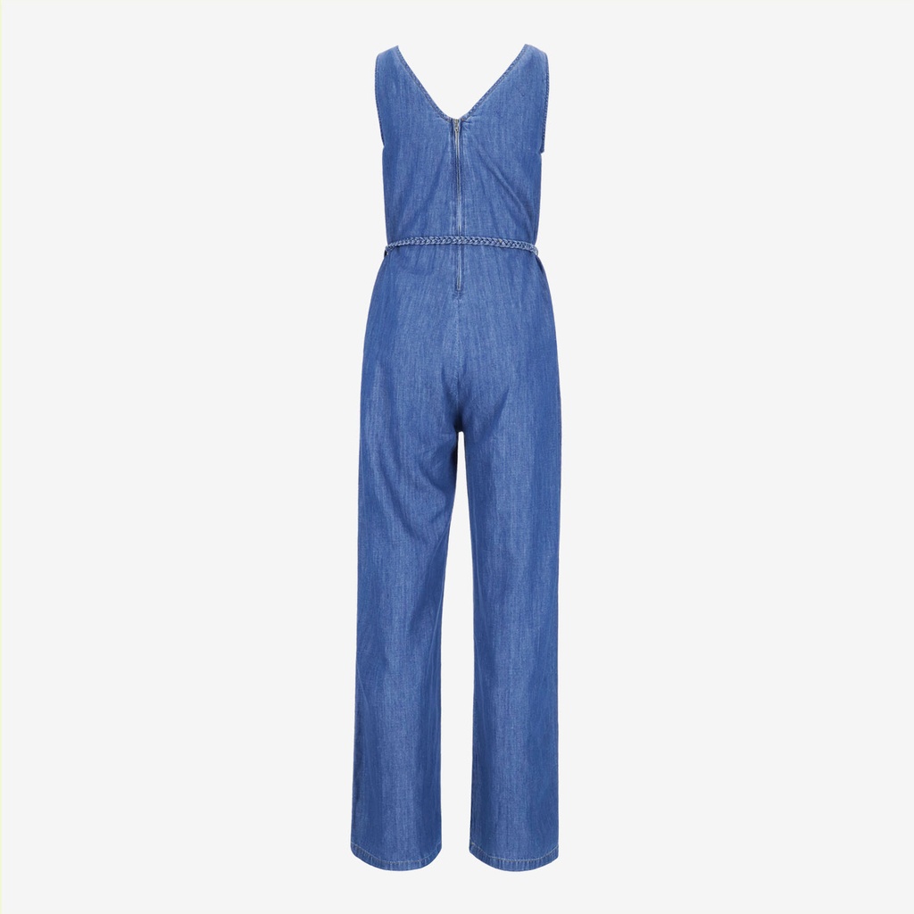 Combinaison fluide femme en jeans-TAMARA