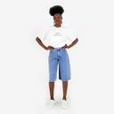 Bermuda femme taille haute en jeans -BADIRA