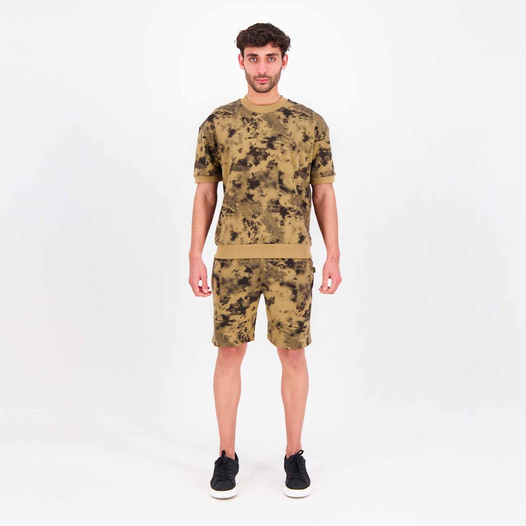 Short homme en molleton tie & dye