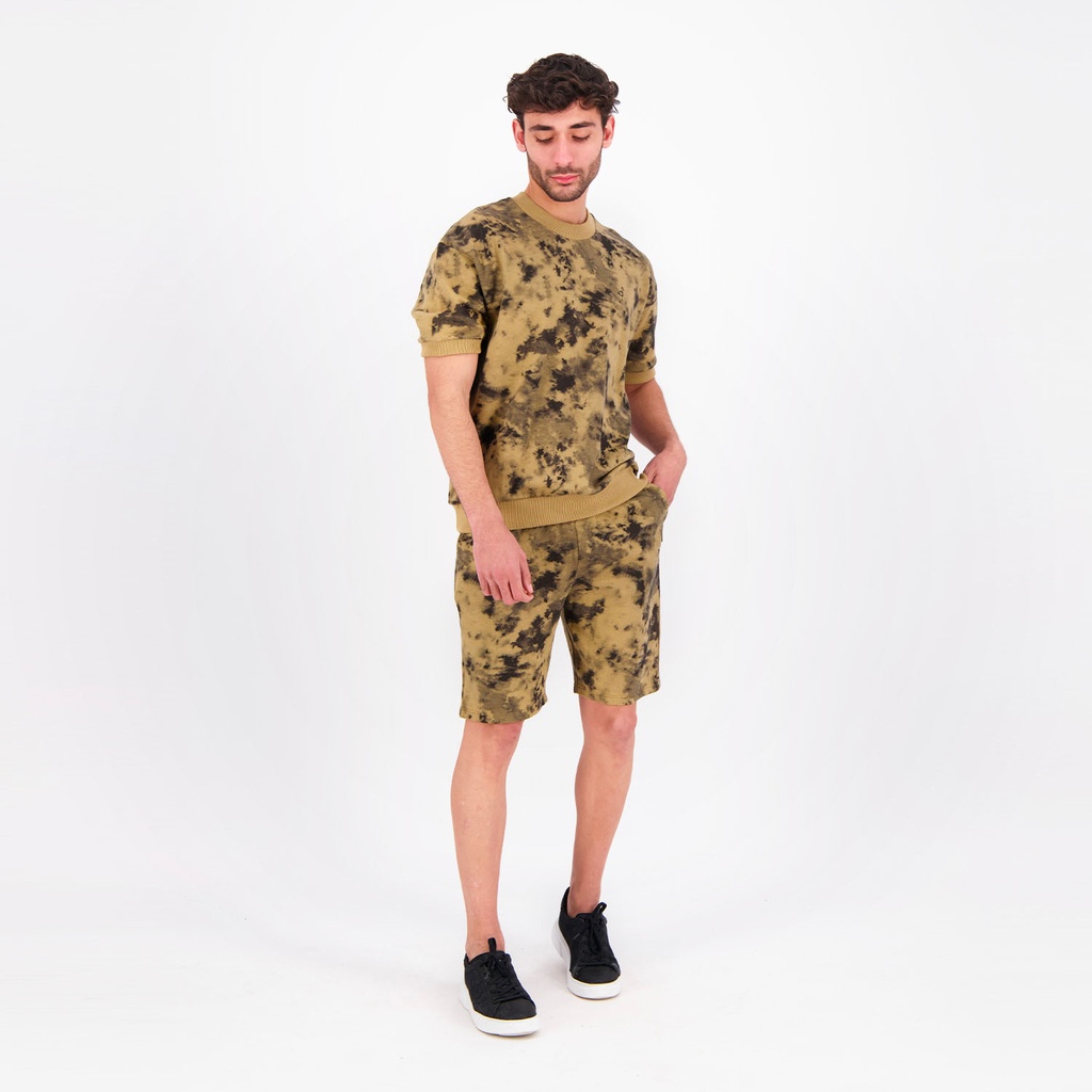 Short homme en molleton tie & dye