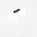 Chemise femme avec poche plaquée en chaine & trame