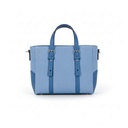 Mini cabas femme en jeans et cuir