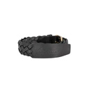 Ceinture tressé unisexe en cuir