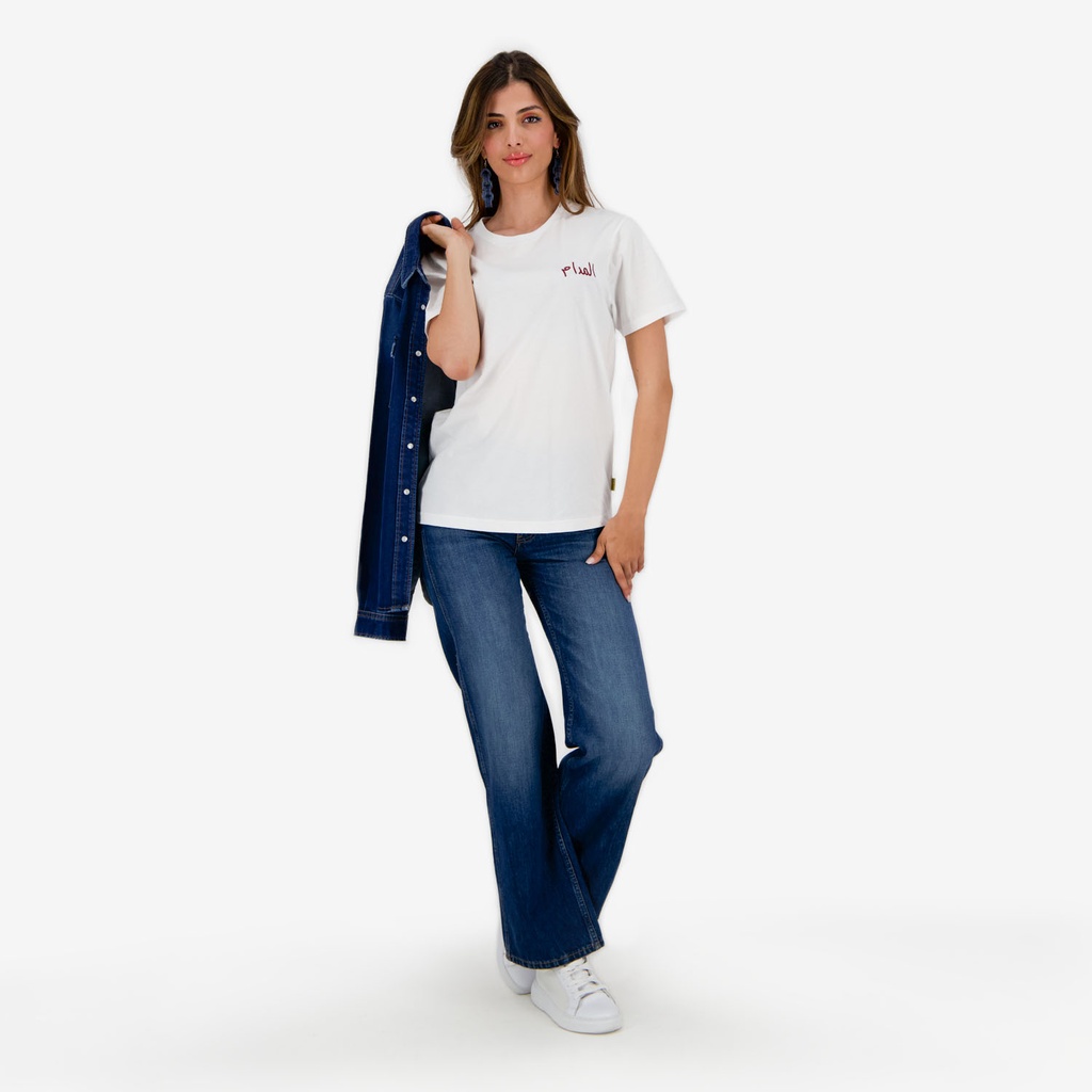 T-shirt unisexe manches courtes المدام