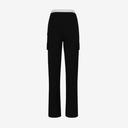 Jogger cargo femme jambe droite taille boxer