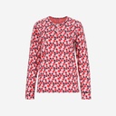 Pyjama femme manches longues avec patte boutonnée