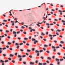 Pyjama femme manches longues avec patte boutonnée