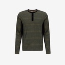 Pyjamas homme manche longue avec pate de boutonnage