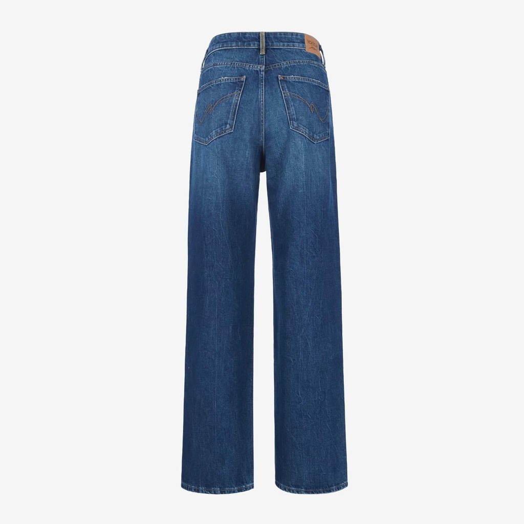 Super Straight jeans femme avec braguette décalé- SARRA 2.0