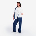 T-shirt oversized  femme avec  découpe