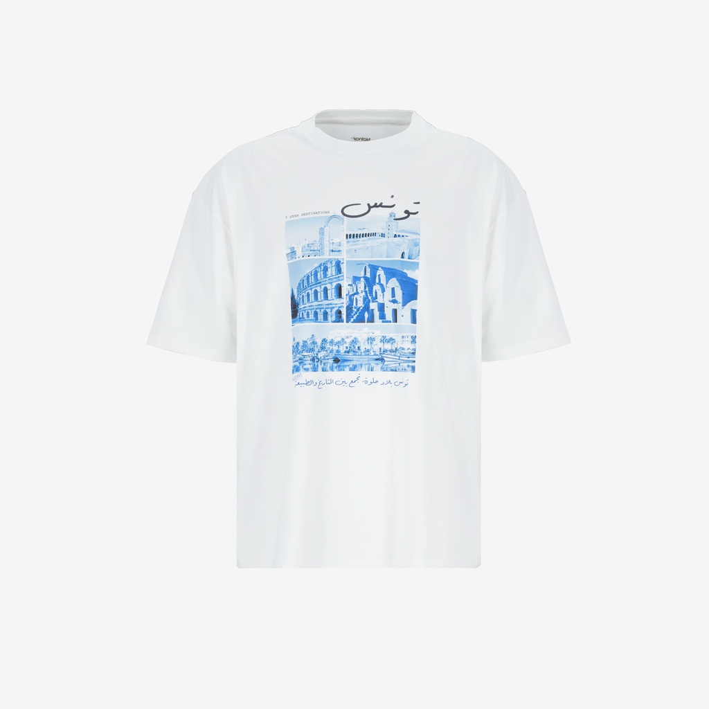 T-shirt oversized homme manches courtes تونس   5 STAR DESTINATIONS