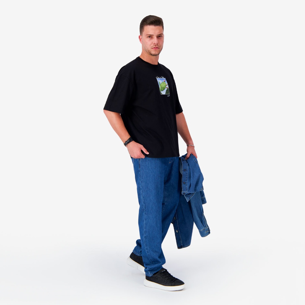 T-shirt oversized homme  manches courtes سلطان زمان