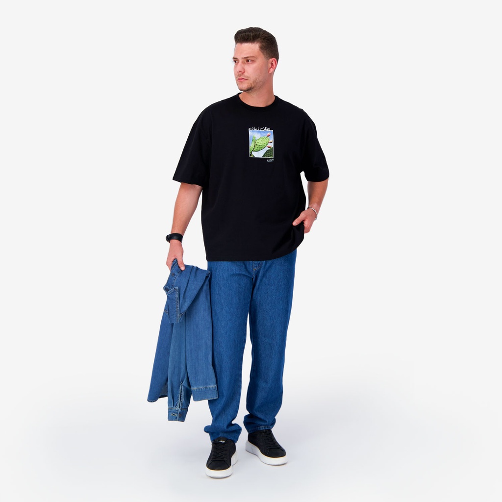 T-shirt oversized homme  manches courtes سلطان زمان