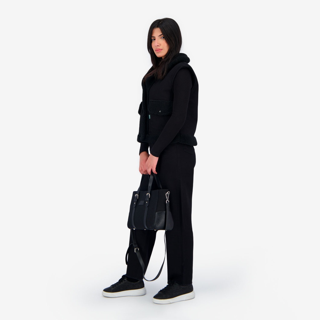 Jacket femme sans manches avec sherpa GHALIA