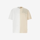 Upcycling t-shirt oversized homme manches courtes MARGOUM & LOSANGE VERSION 1
